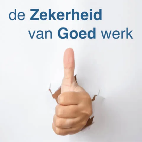 de Zekerheid van Goed werk bij Glasservice van Vugt